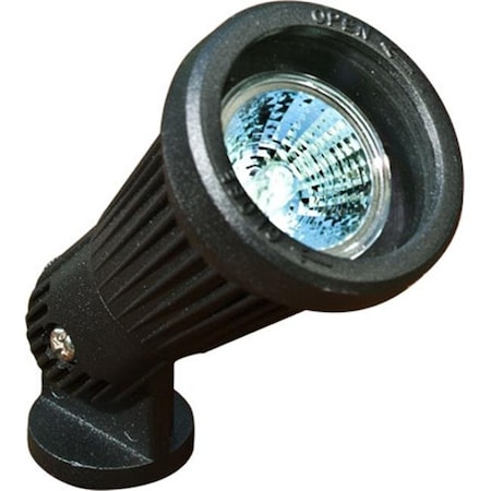 Dabmar Lighting LV200-B Cast Aluminum Directional Spot Light; Black LV200-B